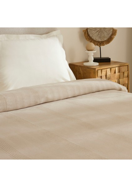 Layna Ecocell Çift Kişilik Tek Pike Bej fırsatları