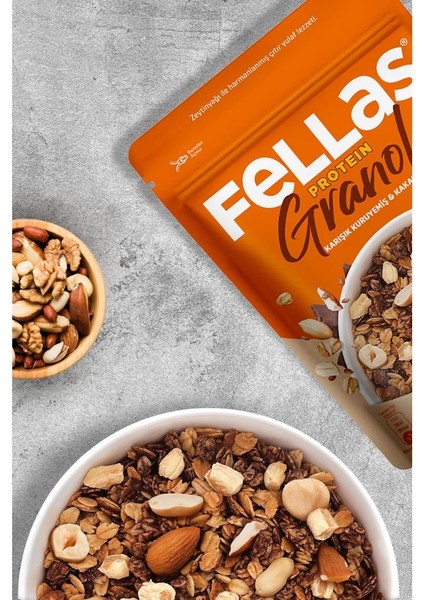 Protein Granola - Karışık Kuruyemiş & Kakao 270G fiyatları