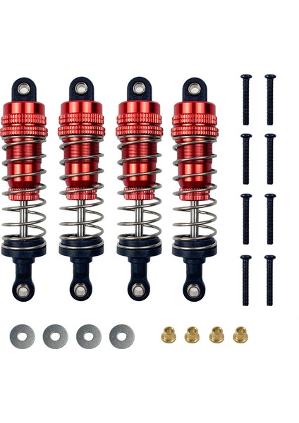 MN86K MN86KS MN86 MN86S Mn G500 1/12 Rc Araba Yükseltme Parçaları Metal Amortisör Damper Aksesuarları, Kırmızı (Yurt Dışından)
