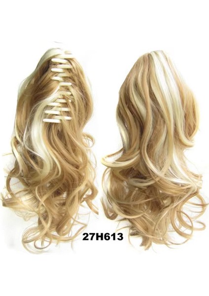 Avrupa ve Amerika Birleşik Devletleri Peruk Kadın Kıvırcık Saç Kaplan Ağız Klip At Kuyruğu (Yurt Dışından)