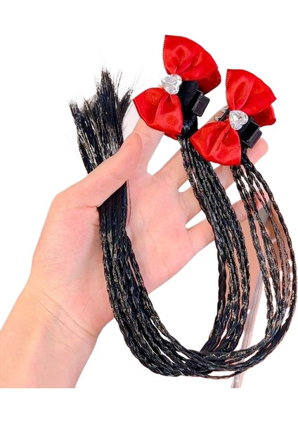 Çocuk Peruk Örgüler Kepçe Klipler Tatlı Serin Boks Örgüler Saç Aksesuarları (Yurt Dışından)