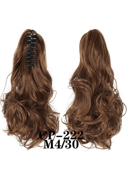 Avrupa ve Amerika Birleşik Devletleri Peruk Kadın Kıvırcık Saç Kaplan Ağız Klip At Kuyruğu (Yurt Dışından)