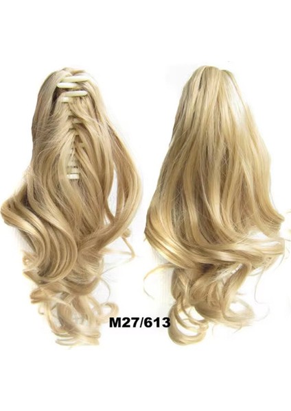 Avrupa ve Amerika Birleşik Devletleri Peruk Kadın Kıvırcık Saç Kaplan Ağız Klip At Kuyruğu (Yurt Dışından)