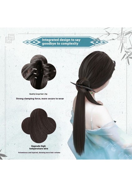 Peruk Örgülü Saç Topuzları Klasik Sıcak Saç Topuzları Saç Tokaları (Yurt Dışından) modelleri