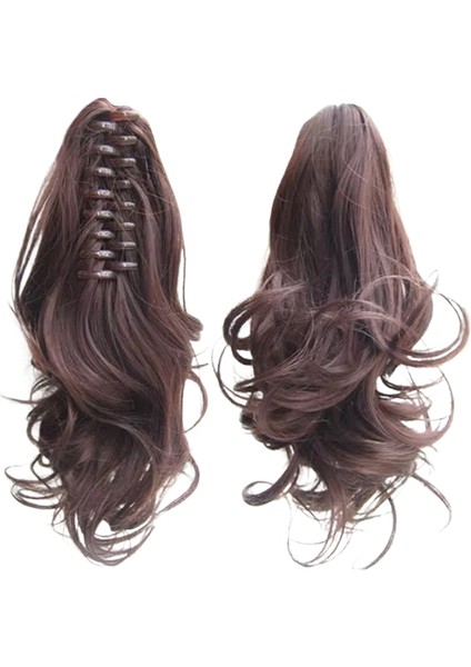 Avrupa ve Amerika Birleşik Devletleri Peruk Kadın Kıvırcık Saç Kaplan Ağız Klip At Kuyruğu (Yurt Dışından)