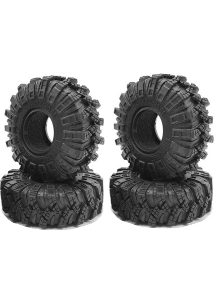 4 Adet 62MM 1.0 Inç Jant Lastikleri Yumuşak Çamur Arazi Kauçuk Lastikler 1/24 Rc Paletli Araba Eksenel SCX24 Gladyatör Bronco Parçaları (Yurt Dışından)