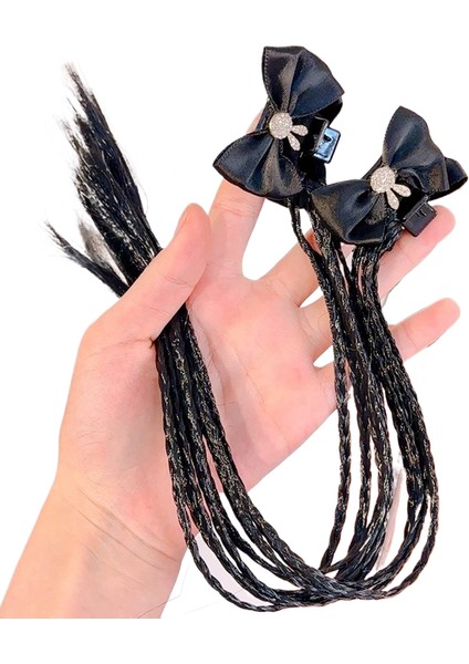 Çocuk Peruk Örgüler Kepçe Klipler Tatlı Serin Boks Örgüler Saç Aksesuarları (Yurt Dışından)