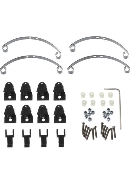 Metal Çelik Yaprak Yaylı Süspansiyon Seti Amortisör Wpl B1 B14 B24 C14 C24 4x4 4WD 1/16 Rc Araba Yükseltme Parçaları,1 (Yurt Dışından)