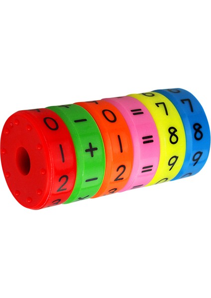6 Adet Manyetik Montessori Çocuklar Okul Öncesi Eğitici Plastik Oyuncaklar Çocuklar Için Matematik Numaraları Dıy Montaj Bulmacalar Erkek Kız (Yurt Dışından)