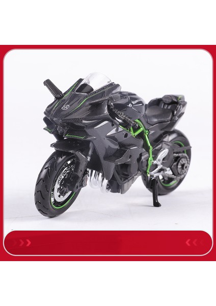 Kawasaki H2R 1:18 Motosiklet Modeli Oyuncak Motosiklet Tabanı Ile1 (Yurt Dışından)