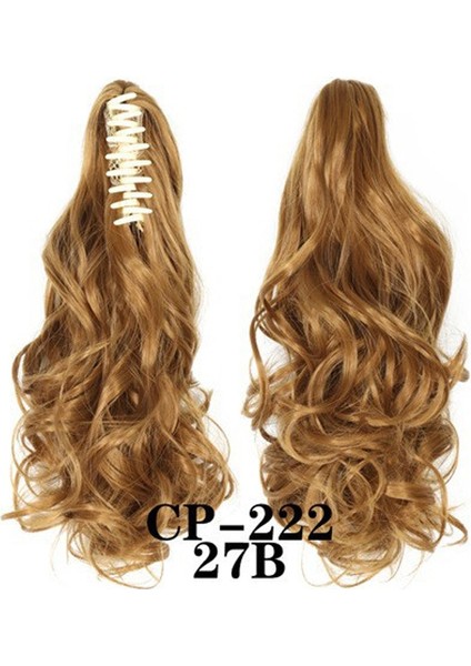 Avrupa ve Amerika Birleşik Devletleri Peruk Kadın Kıvırcık Saç Kaplan Ağız Klip At Kuyruğu (Yurt Dışından)