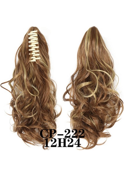 Avrupa ve Amerika Birleşik Devletleri Peruk Kadın Kıvırcık Saç Kaplan Ağız Klip At Kuyruğu (Yurt Dışından)