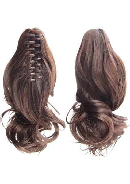 Avrupa ve Amerika Birleşik Devletleri Peruk Kadın Kıvırcık Saç Kaplan Ağız Klip At Kuyruğu (Yurt Dışından)