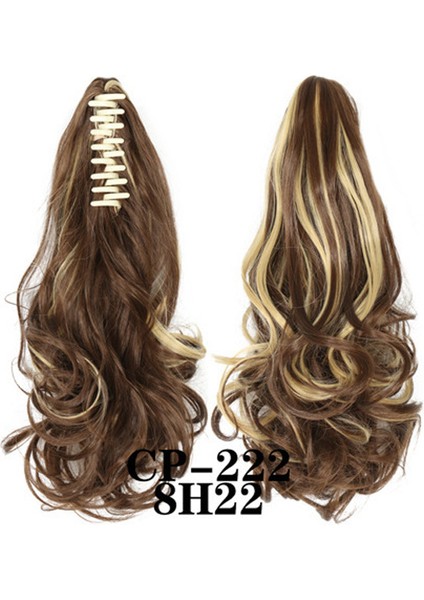 Avrupa ve Amerika Birleşik Devletleri Peruk Kadın Kıvırcık Saç Kaplan Ağız Klip At Kuyruğu (Yurt Dışından)