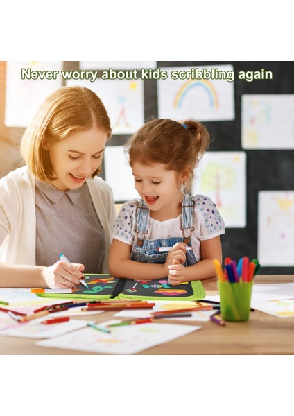 Silinebilir Doodle Kitap Yeniden Kullanılabilir Çizim Tahtasında Sihirli Kalemler Boyama Oyuncaklar Çocuklar Için Montessori Eğitici Oyuncak Dıy Bebekler Hediye1 (Yurt Dışından) fiyatları