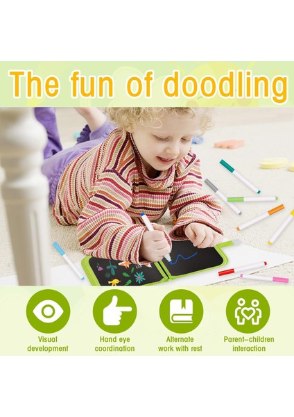 Silinebilir Doodle Kitap Yeniden Kullanılabilir Çizim Tahtasında Sihirli Kalemler Boyama Oyuncaklar Çocuklar Için Montessori Eğitici Oyuncak Dıy Bebekler Hediye1 (Yurt Dışından) modelleri