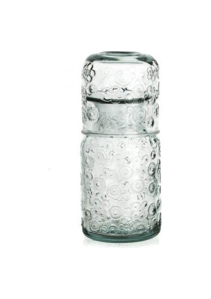 San Mıguel Flora Bardaklı Sürahi Şeffaf 21Cm