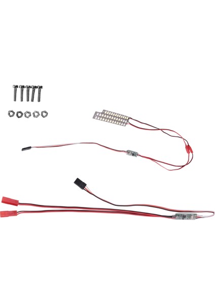 70MM 58MM Su Geçirmez Ön Arka Tampon LED Işık Çubuğu Yükseltme Aksesuarları Traxxas 1/10 Maxx Rc Araba (Yurt Dışından) modelleri