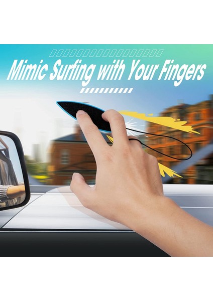 Parmak Sörf Tahtası,parmak Sörf Tahtaları,sörfçü Becerilerini Geliştirmek Için Yetişkinler Gençler Erkekler Kızlar Için Parmak Ucu Sörf Tahtası,sarı (Yurt Dışından) fiyatları