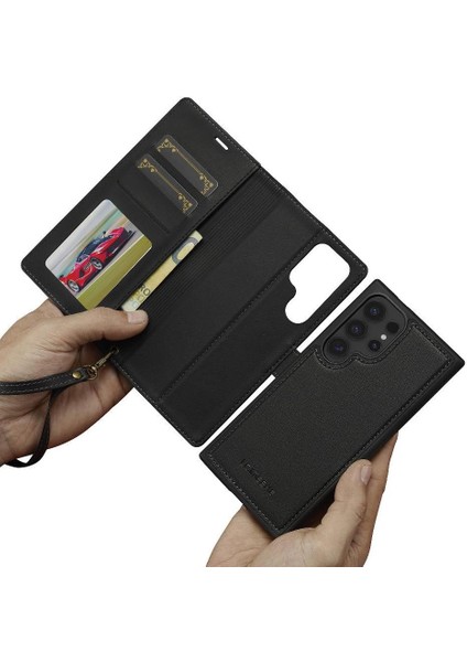 Galaxy S22 Için Flip Case Ultra Ayrılabilir 2 1 Cüzdan Kılıf Pu (Yurt Dışından) fiyatları