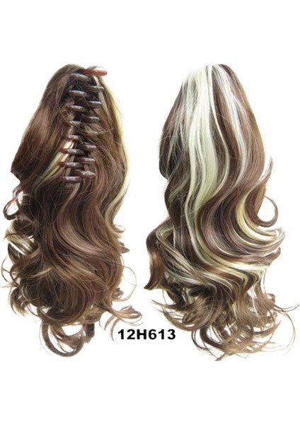 Avrupa ve Amerika Birleşik Devletleri Peruk Kadın Kıvırcık Saç Kaplan Ağız Klip At Kuyruğu (Yurt Dışından)