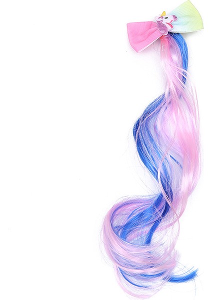 Avrupa ve Amerika Birleşik Devletleri Çocuk Peruk Rengi Peruk Parçası Sevimli Karikatür Yay Saç Tokası (Yurt Dışından)