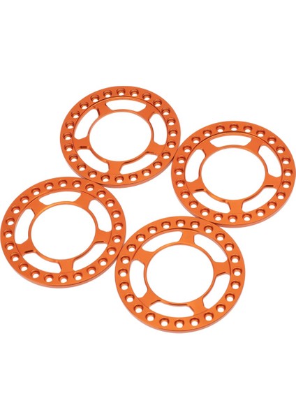 4 Adet Metal 1.9 Inç Tekerlek Dış Beadlock Halkası 1/10 Rc Paletli Araba Eksenel SCX10 90046 Traxxas Trx4 Tekerlek Jantları, Turuncu (Yurt Dışından) fiyatları