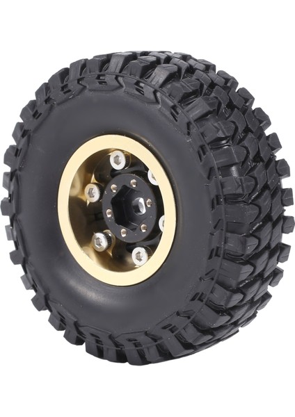 54MM Lastik 1.0 Pirinç Beadlock Jant Derin Çanak Negatif Ofset 3.15MM 1/24 Rc Paletli Araba Eksenel SCX24 Parçaları (Yurt Dışından) indirimleri