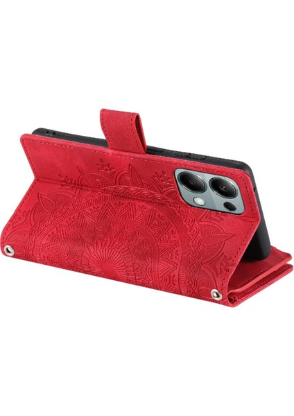 Redmi NOTE13 Pro Mikrofiber Astar Içinde Kırmızı Logo ile (Yurt Dışından)