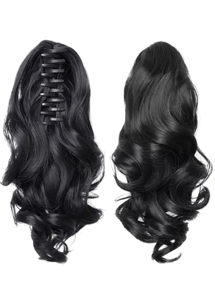 Avrupa ve Amerika Birleşik Devletleri Peruk Kadın Kıvırcık Saç Kaplan Ağız Klip At Kuyruğu (Yurt Dışından)