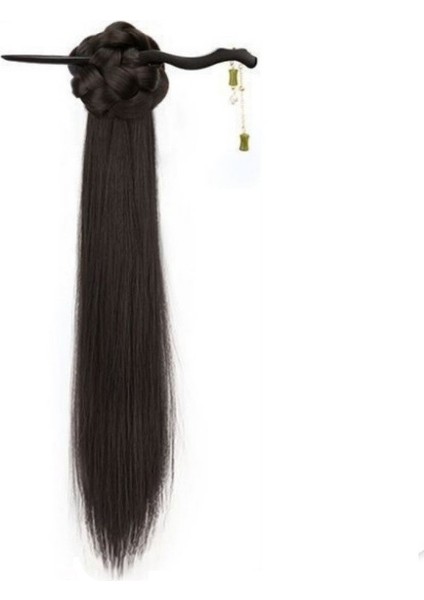 Peruk Örgülü Saç Topuzları Klasik Sıcak Saç Topuzları Saç Tokaları (Yurt Dışından)