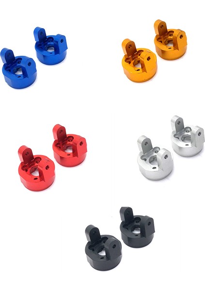 2 Adet Metal Ön C-Hub Taşıyıcı Teker Bloğu Yikong YK4102 YK4103 YK6101 YK4082 Rc Paletli Araba Yükseltme Parçaları, 2 (Yurt Dışından)
