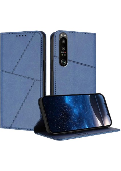 Kart Yuvaları ve Kickstand Darbeye Dayanıklı Kapak ile Xperia 1 Iıı Için Kılıf (Yurt Dışından)