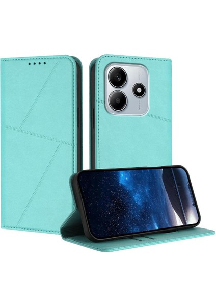 Kart Yuvaları ve Kickstand Darbeye Dayanıklı Redmi Note 14 Için Kılıf (Yurt Dışından)