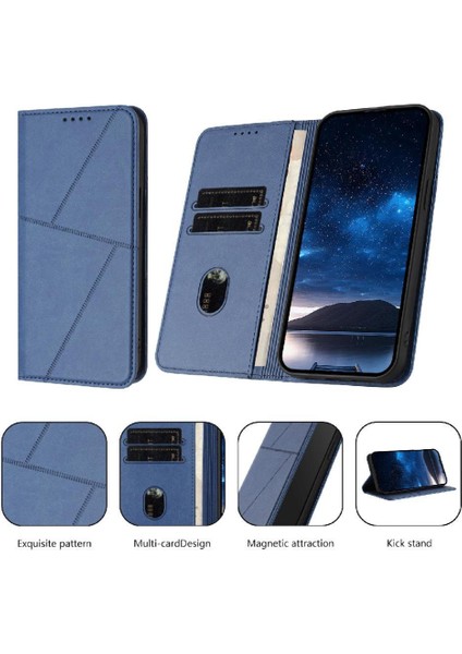 Kart Yuvaları ve Kickstand Kapağı ile Redmi Note 13 Pro Için Kılıf (Yurt Dışından)