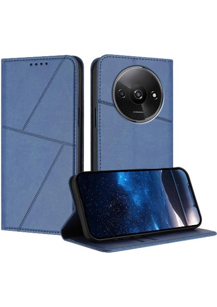Kart Yuvaları ile Redmi A3 Anti-Parmak Izi Mat Doku Için Kılıf (Yurt Dışından)