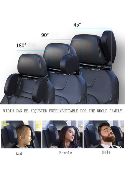 Way To Grow Hafızalı Köpük Araba Baş Desteği Yastığı Uyku Baş ve Boyun Desteği Telefon Tutucu ile Çocuklar Yetişkinler Seyahat-Beyaz (Yurt Dışından) fırsatları