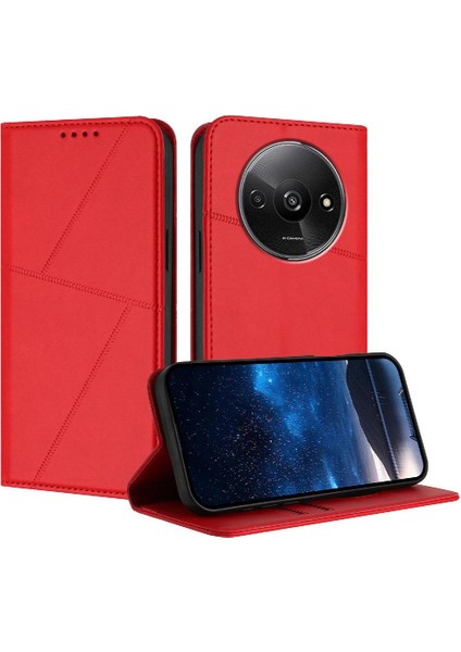 Kart Yuvaları ile Redmi A3 Anti-Parmak Izi Mat Doku Için Kılıf (Yurt Dışından)