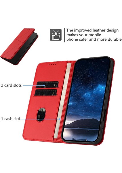 Kart Yuvaları ile Redmi A3 Anti-Parmak Izi Mat Doku Için Kılıf (Yurt Dışından) modelleri
