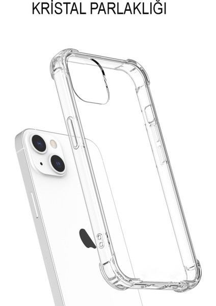 iPhone 13 Mini Uyumlu Darbe Önleyici Sararmaya Dayanıklı Airbag Korumalı Ultra Slim Tpu Şeffaf Silikon Kılıf indirimleri