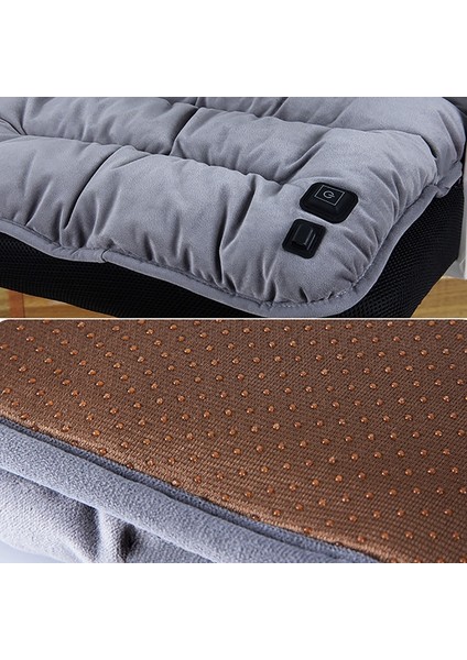 45 x 45 x 8cm Isıtmalı Minder Araba Kadife Koltuk Minderi Araba Koltuğu Örtüsü Mat USB Isıtmalı Koltuk Pedi-Gri (Yurt Dışından) indirimleri
