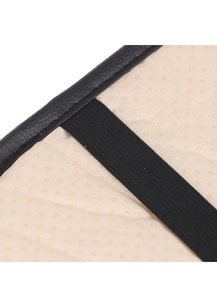 Camellia Tasarım Pu Deri Araba Kol Dayama Pedi Oto Orta Kol Dayama Kutusu Dekoratif Mat-Siyah (Yurt Dışından) fiyatları