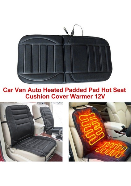 Araba Van Otomatik Isıtmalı Yastıklı Ped Kaymaz Sıcak Koltuk Minderi Kılıfı Isıtıcı 12V (Yurt Dışından) fırsatları