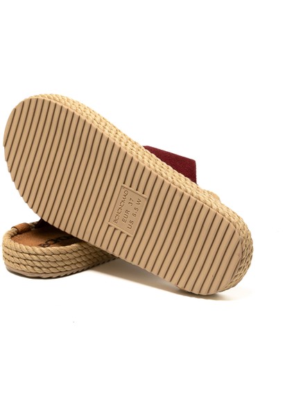 SYD12-00009 Bohonomad Sydney Kadın Terlik Bordo