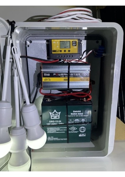 Taşınabilir Solar Güneş Enerjili Tv-3 Lamba ve USB Cep Telefonu Şarj Sistemi -50W PANEL+24AH Jel Akü+3 Lamba fırsatları