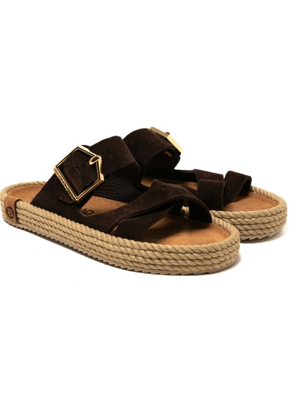 SEV12-00019 Bohonomad Sevilla Kadın Terlik Koyu Kahve modelleri