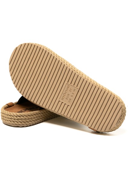 SEV12-00019 Bohonomad Sevilla Kadın Terlik Koyu Kahve