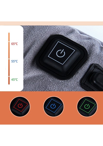 45 x 45 x 5cm USB Kış Isıtmalı Koltuk Minderi Isıtıcı Ped Elektrikli Isıtıcı Araba Koltuğu Matı-Gri (Yurt Dışından) fırsatları