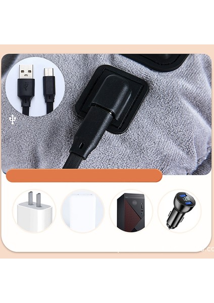 45 x 45 x 5cm USB Kış Isıtmalı Koltuk Minderi Isıtıcı Ped Elektrikli Isıtıcı Araba Koltuğu Matı-Gri (Yurt Dışından) indirimleri