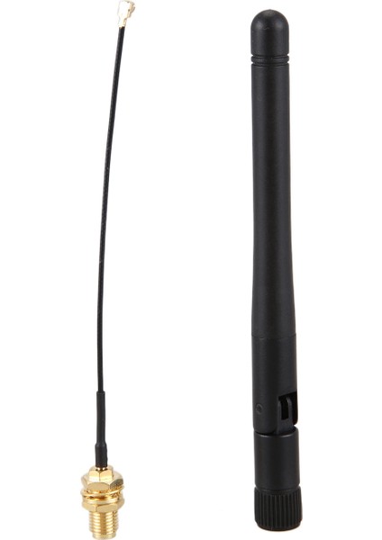 900-1800MHZ Anten 3dbi Gsm Rp-Sma Fiş Kauçuk Su Geçirmez Lorawan Anten + Ipx - Sma Küçük Kablo Uzatma (Yurt Dışından)
